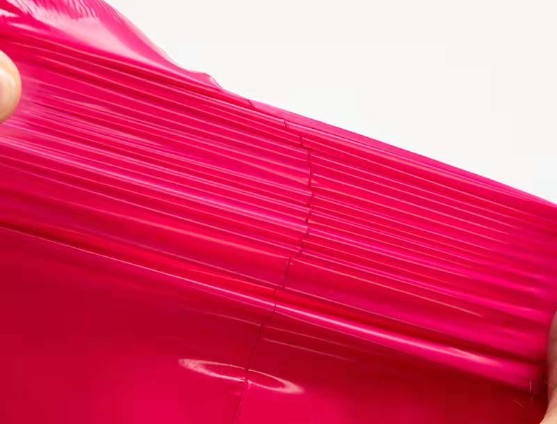 麒麟玫红色快递袋-05