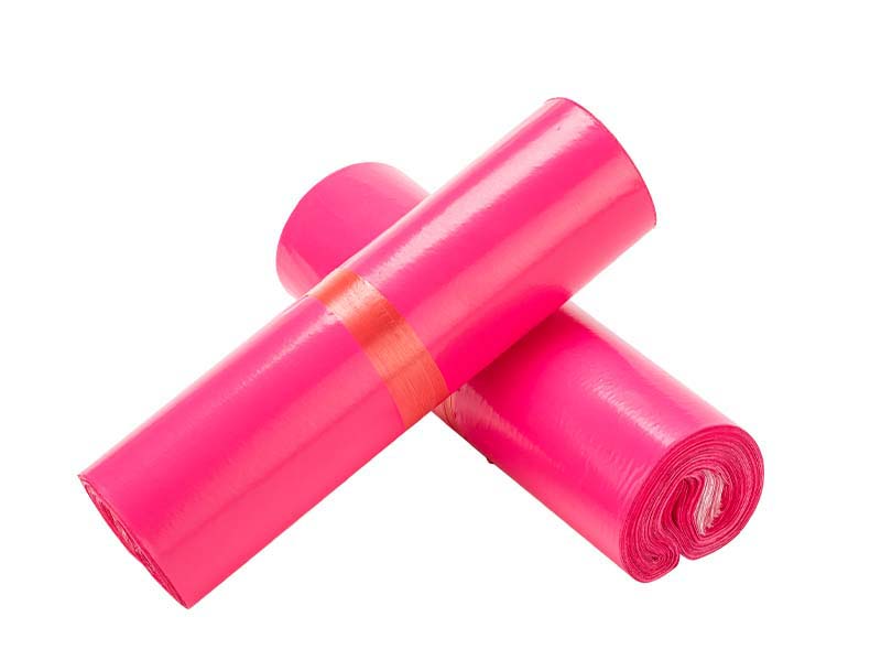 麒麟玫红色快递袋-02